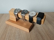 Stojak na zegarki lub biżuterię, bukowy, impregnowany olejem lnianym E