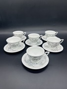 Rosenthal Maria jeżyna, porcelana vintage, filiżanki do kawy, zestaw kawowy