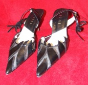 Buty Viasina eleganckie szpilki czarne szpiczaste r. 40