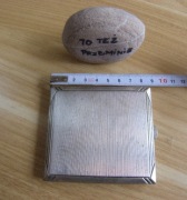 Papierośnica zabytkowa Kraft Alpacca - niemieckie srebro