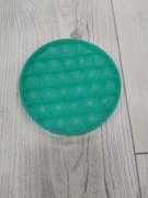 Popit zielony z brokatem 