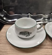 filiżanka do espresso, duo   z żółwiem thomas rosenthal lacroix żółw