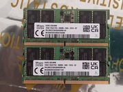 SO DIMM DDR5 2x16GB 5600MT/s CL46 / pamięci RAM SK Hynix HMCG78AGBSA095N 