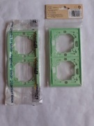 Ramka 2-krotna Pionowa  SIMON  CLASSIC Pistacjowynowa