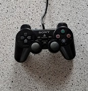 Oryginalny pad SONY Dualshock 2, PS2, SCPH-10010, midnight black, sprawny