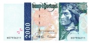 Portugalia 2000 escudos 2000 rok P.189 UNC