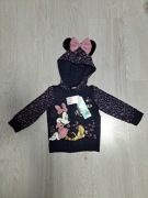 Dziewczęca bluza z kapturem z Myszką Minnie Disney, rozm. 80 
