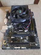Zestaw płyta główna Gigabyte fm2a78 + procesor AMD + 8Gb ram + chłodzenie 
