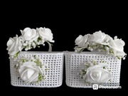 Koszyczek i opaska do sypania kwiatków,procesja 