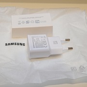 Nieużywana oryginalna ładowarka Samsung z przewodem USB-C biała EP-TA50CWE