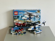 Lego City 60138 policja pościg policyjny za złodziejem helikopter