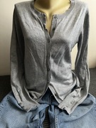 Zestaw sweter rozpinany i spodnie jeans damskie