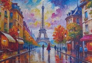 Puzzle Paryż trefl 500, 48 na 34 cm fajne kolory piękny obrazek