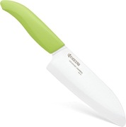Kyocera nóż ceramiczny 14 cm FK-140WH-GR / Santoku / BIAŁO-ZIELONY