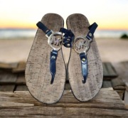 Markowe eleganckie klapki japonki Michael Kors r 39 dł wkł 25cm buty letnie