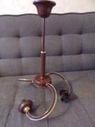 Lampa żyrandol z okresu PRL-u