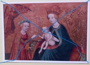 Niemcy-Monachium.Obraz Mistyczne zaślubiny św Katarzyny.Pocztówka.1964 roku