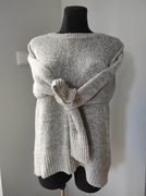 Kremowo szary sweter damski new look rozmiar 38 M