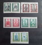 Znaczki polskie Fi 993 - 1003 Polskie stroje ludowe I stan** z 1959r.