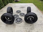 Koła, felgi stalowe, opony zimowe, kołpaki 215 / 55 R17