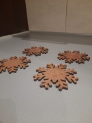 4 nowe podkładki na stolik 