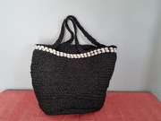 torba shoper torebka lato czarna