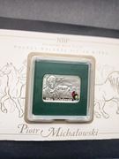 Moneta srebrna 20 zł Piotr Michałowski jak na foto 