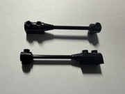  LEGO PRĘT 1x8 Z KLOCKIEM 1x2 CZARNY 30359 2szt