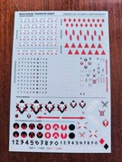 Wolfspear transfer sheet - kalkomania space wolves