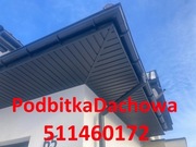 Montaż podbitki dachowej