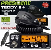 Radio CB PREZ TEDD 12/24 ASC VOX – do auta osobowego i ciężarowego
