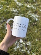 Kubek biały z brokatem 330 ml la push baby saga zmierzch