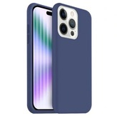Plecki Etui Matt Case Silicone do Apple iPhone 14 PLUS Granatowy