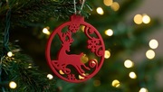 Zawieszka świąteczna Renifer – ozdoba choinkowa 3D