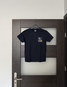 T-shirt chłopięcy z nadrukiem granatowy nowy rozmiar 140