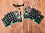 Płaska klawiatura ergonomiczna split Bastard Keyboards Dilemma MAX V3