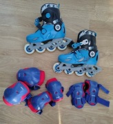 OXELO Rolki i komplet ochraniaczy