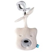 MYHUMMY  szumiś Mini główka z klipsem Ecru