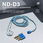 ND D3 Modułowy Kabel Słuchawkowy QDC 0.75mm