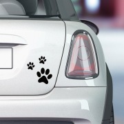 Naklejka na samochód - ŁAPA ŁAPKI PSA - 13szt - RÓŻNE KOLORY