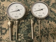 Termometr manometryczny T-meter 200C nierdzewny