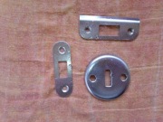 Szyld drzwiowy rozeta drzwiowa do drzwi klamki PRL metalowa 1 sztuka