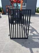 FURTKA / OGRODZENIE / CZARNA  / METALOWA