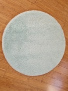 Dywanik w kolorze miętowym średnica 82 cm