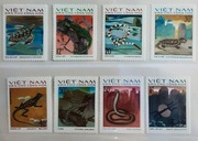 Wietnam 1975 Mi 825-32  wąż żółw jaszczurka idealna seria