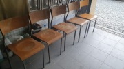Krzesło szkolne PRL