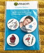 Zestaw  przypinek klips, nowy nie używany 