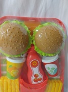 Playtive Zabawka Jedzenie Zestaw Fazy Food Hamburger 