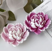 Kwiat PIWONII forma silikonowa 7.8*3.5 do Świec Wosku Odlewów 