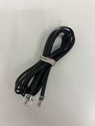 1274 Kabel telefoniczny RJ11 (czarny) 2m